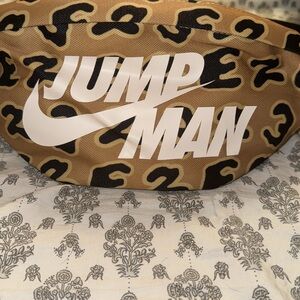 JORDAN JUMP MAN Fanny pack animal cheetah/ leopard print NEVER USED
